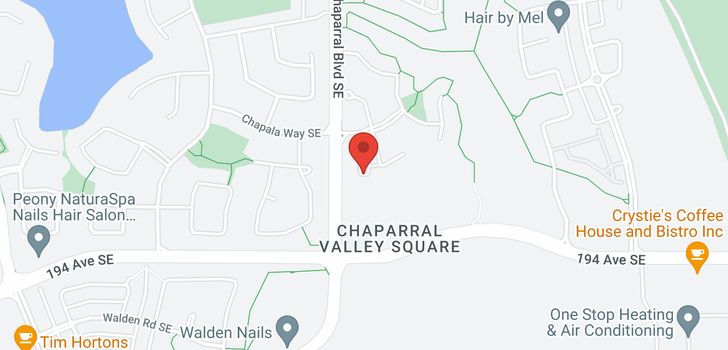 map of 323, 428 Chaparral Ravine View SE